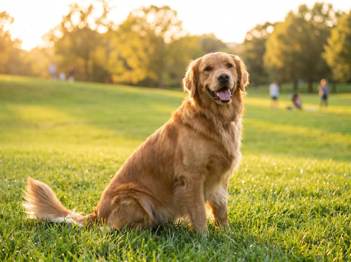 A healthy, happy dog